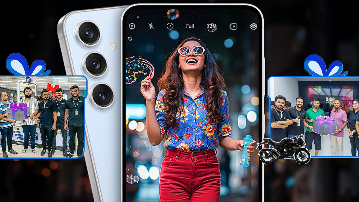 স্যামসাং ‘দ্য গ্র্যান্ড ইনভাইট’ বিজয়ীদের মোটরবাইক লাভ
