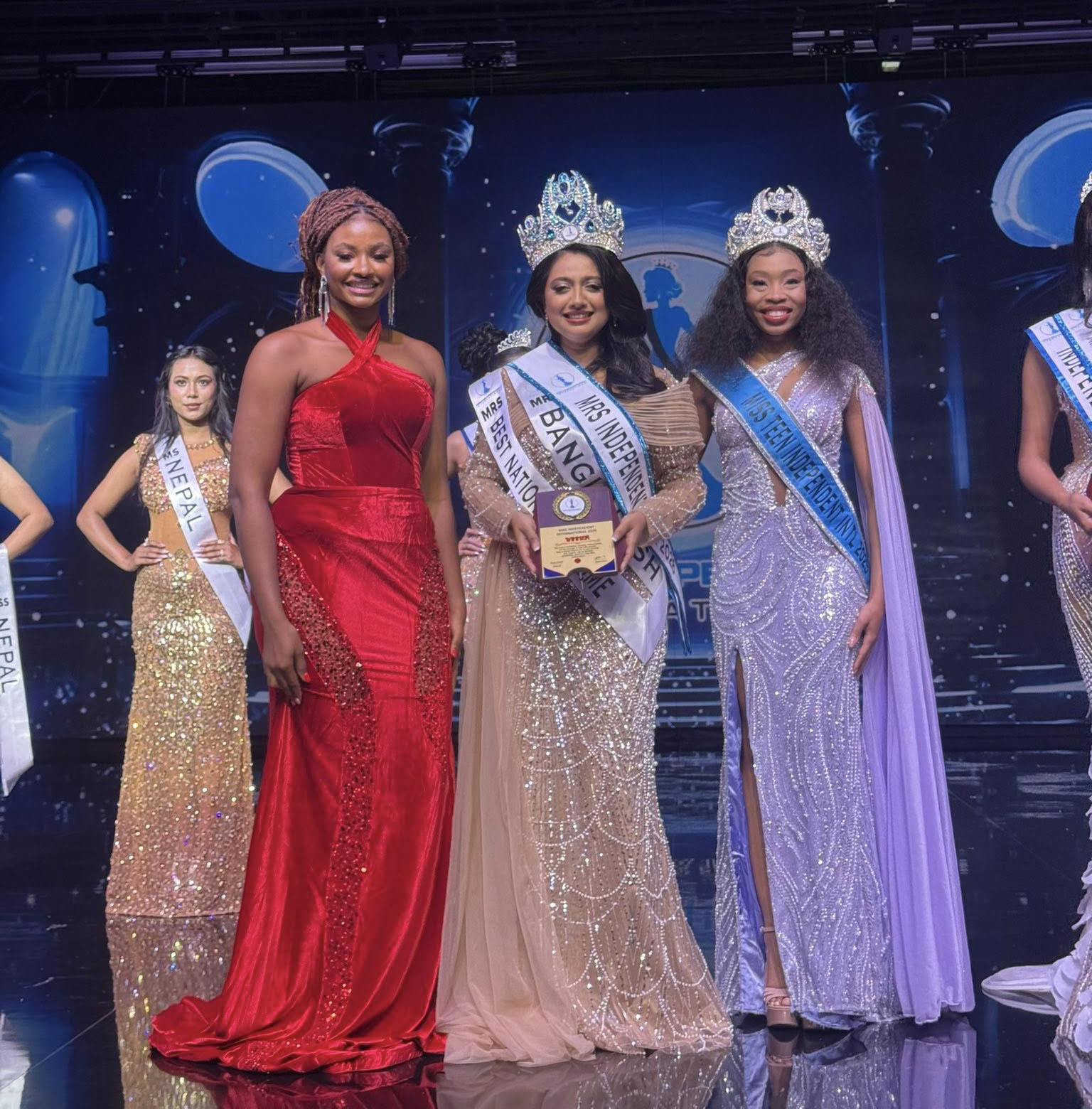 বাংলাদেশের তমা মিসেস ইনডিপেনডেন্ট ইন্টারন্যাশনাল চ্যাম্পিয়ন